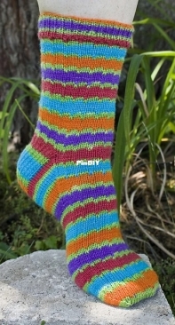 Cowabunga Socks by Heather R. Robinson