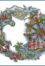 MiAxStitch - Ship History Wreath by Minasyan Yana/ Jane Eyre XSD