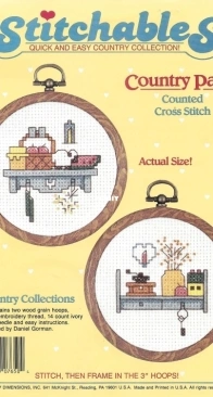 Dimensions - Country Pairs Stitchables 7650 - Country Collections