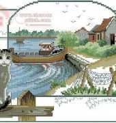 Permin 12-2306 Grey Cat Scene