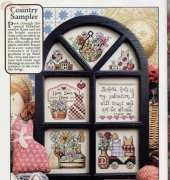 Country Sampler by Jeremiah Junction from Cross Country Stitching October 1995