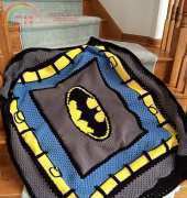 Batman Blanket -Victoria Rose