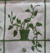 monochrome green plants
