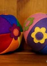 Wee Folk Art-Rainbow Felt Balls-Free Pattern