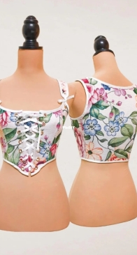 Joana Patterns - Maite Renaissance Corset - Sizes EU 32-52