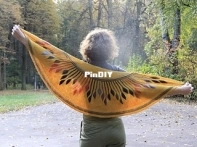 Firebird Shawl by Lyudmila Aksenik