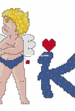 ABC Cupido K from Las Labores de Ana Baby 25 PCS