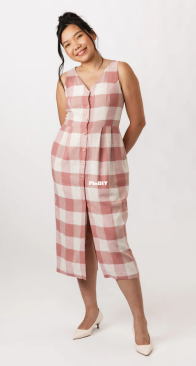 Named Clothing - Asteri Button Down Dress and Vest - Sizes 32-56