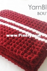 Yarn Blossom Boutique - Melissa Bradley - Holiday Throw and Baby Blanket