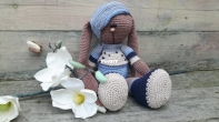 crochet bunny doll
