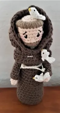 Francis of Asisisi amigurumi