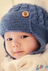 Dayton Cabled Baby Aviator Helmet by Julie Taylor