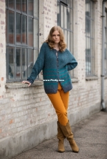 Dale Gull 393-04 Leah jakke denim by Anne-Kirsti Espenes – Norwegian – free