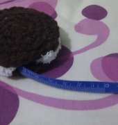 Miss Crafty Fingers- Oreo Cookie Tape Measure Cover - FREE