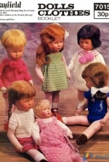 Hayfield-7015-Dolls Clothes Booklet-for14" and 18" Doll