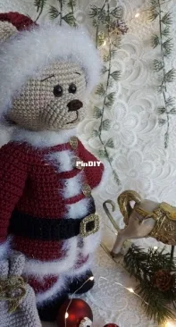 Handmade by Aruna - Christmas outfit for Tony - Weihnachtsoutfit für Tony - German - Free