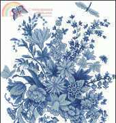 Eva rosenstand 12-646 Blue Floral