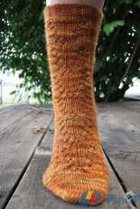 When Worlds Collide Socks by Erica Lueder /Dreams in Fiber-Free