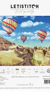 Letistitch 961 Balloons over Grand Canyon