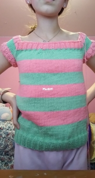 Stripe summer top by Jessica Howard-Free