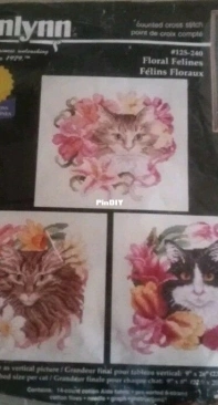 Janlynn 125-240 Floral Felines by Donna Vermillion Giampa XSD