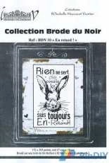 Isabelle Haccourt Vautier BDN 10 Collection Brode du Noir - En Retard!