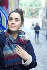 Zauberball Basketweave Stitch Scarf by Morris & Sons-Free