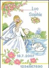 Vervaco 70.684 Wedding Sampler XSD and PCS
