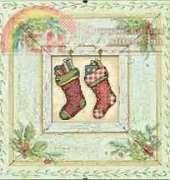 Dimensions 73020 + 73021  Snowman Joy + Stockings Were Hung
