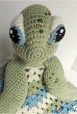 Fiber Doodles - K4TT - Sea Turtle Comfort Cuddler