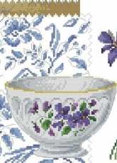DMC BK764 Bowl and Violets