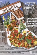 Design Works 5952 Gingerbread Stocking by Joan Elliott from The Cross Stitcher August 2005 XSD