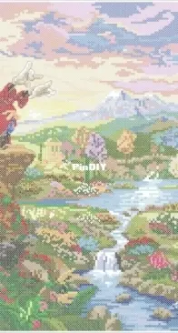M.C.G. Textiles 52510 - Thomas Kinkade Disney The Dream Collection - Fantasia