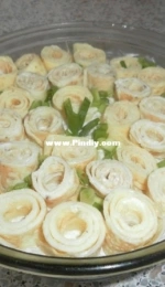 Yellow rose salad