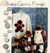 Among Country Friends Gingerbread Twins