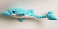 crochet dolphin