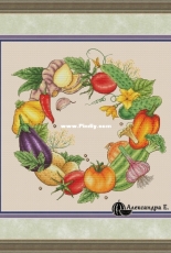Vegetables Wreath by Alexandra E. / Alexandra Gurovskikh