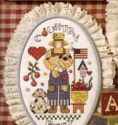 Country Fair Couple by Jeremiah Junction from Cross Country Stitching February 2004