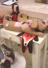 Chrys Altran-Felting Dog-Free Pattern/Portuguese