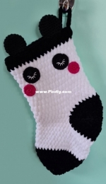 Hobbii Friends - Jennifer Santos - Super Cute Design - 1011-204-7376 - Panda Christmas Stocking - Free