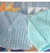 Baby Eyelet Cardi by Linda