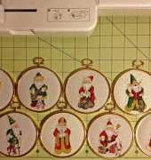 Santa ornaments