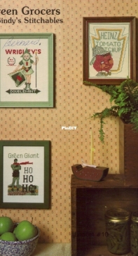 Sindys Sttcthables - Leaflet 10 - Green Grocers by Sindy Barker - 1984