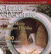 Create & Decorate-US-54 Christmas Ornaments to Craft-Dec. 2009