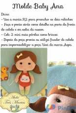 Ateliê Três Marias - Baby Ana Felt Pattern - Portuguese - Free