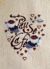 Coffee break heart by Isabelle Vautier