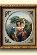 EstE 100 Italian Girl with Flowers