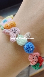 Crochet bracelet