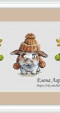 Bunny In A Hat by Elena Lartsova