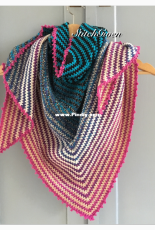 Gwen Kok - Cakes Two to Tango Shawl - English - French and Dutch - Free